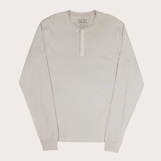 HEAVY WEIGHT LS HENLEY - ASH