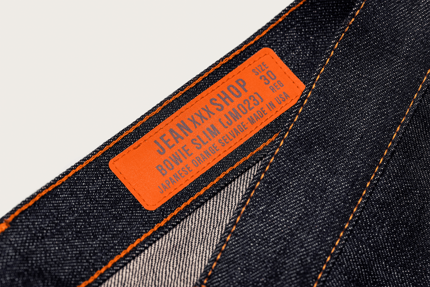 DOUBLE CHAINSTITCH WAISTBAND